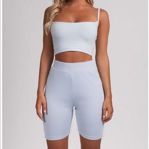 Rona Ribbed Biker Shorts Leggings